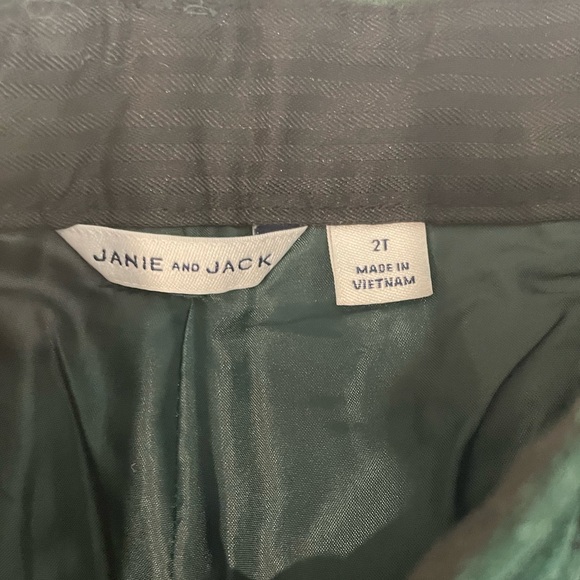 Green velvet 2T dress pants - Picture 2 of 4